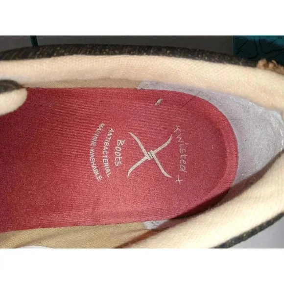 Twisted X KICKS Black Rubberized Lace Up Moc Toe Casual Shoes Women’s Size 5.5 M - Picture 9 of 10